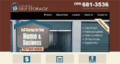 Desktop Screenshot of carlsborgministorage.com